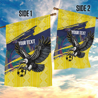 Ecuador Football Custom Garden Flag 2026 Vamos La Tri Yellow South America Pattern - Wonder Print Shop