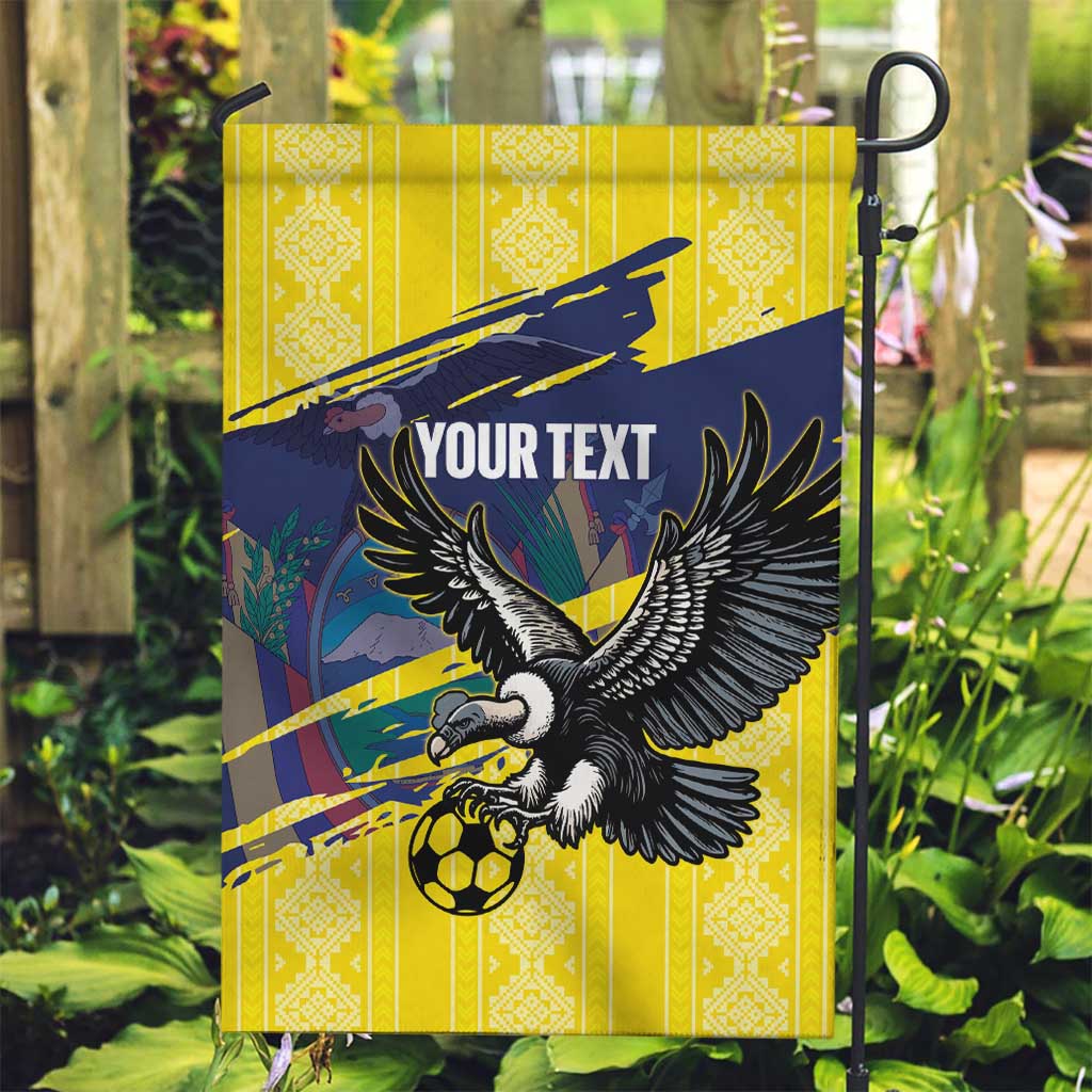 Ecuador Football Custom Garden Flag 2026 Vamos La Tri Yellow South America Pattern - Wonder Print Shop