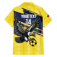 Ecuador Football Custom Hawaiian Shirt 2026 Vamos La Tri Yellow South America Pattern - Wonder Print Shop