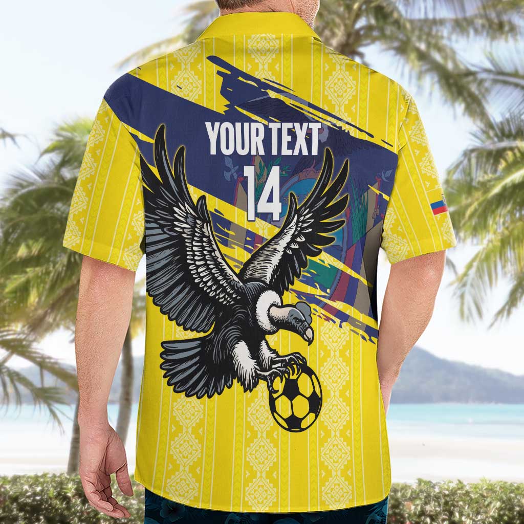 Ecuador Football Custom Hawaiian Shirt 2026 Vamos La Tri Yellow South America Pattern - Wonder Print Shop