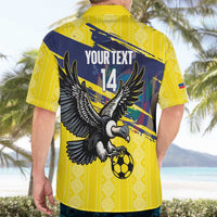 Ecuador Football Custom Hawaiian Shirt 2026 Vamos La Tri Yellow South America Pattern - Wonder Print Shop