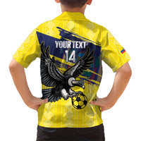 Ecuador Football Custom Hawaiian Shirt 2026 Vamos La Tri Yellow South America Pattern - Wonder Print Shop