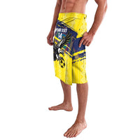 Ecuador Football Custom Lavalava 2026 Vamos La Tri Yellow South America Pattern - Wonder Print Shop