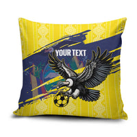 Ecuador Football Custom Pillow Cover 2026 Vamos La Tri Yellow South America Pattern - Wonder Print Shop