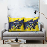 Ecuador Football Custom Pillow Cover 2026 Vamos La Tri Yellow South America Pattern - Wonder Print Shop