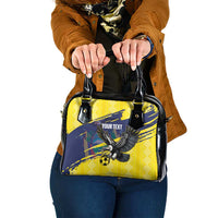 Ecuador Football Custom Shoulder Handbag 2026 Vamos La Tri Yellow South America Pattern - Wonder Print Shop