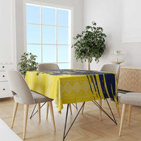 Ecuador Football Custom Tablecloth 2026 Vamos La Tri Yellow South America Pattern - Wonder Print Shop