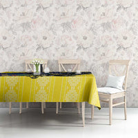Ecuador Football Custom Tablecloth 2026 Vamos La Tri Yellow South America Pattern - Wonder Print Shop