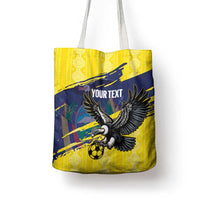 Ecuador Football Custom Tote Bag 2026 Vamos La Tri Yellow South America Pattern - Wonder Print Shop