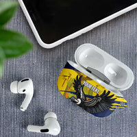 Ecuador Football Custom AirPods Case 2026 Vamos La Tri Blue South America Pattern - Wonder Print Shop