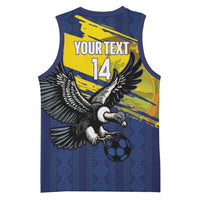 Ecuador Football Custom Basketball Jersey 2026 Vamos La Tri Blue South America Pattern - Wonder Print Shop