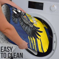 Ecuador Football Custom Bathroom Set 2026 Vamos La Tri Blue South America Pattern - Wonder Print Shop