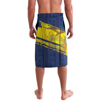 Ecuador Football Custom Lavalava 2026 Vamos La Tri Blue South America Pattern - Wonder Print Shop