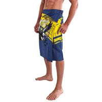 Ecuador Football Custom Lavalava 2026 Vamos La Tri Blue South America Pattern - Wonder Print Shop