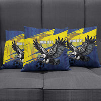 Ecuador Football Custom Pillow Cover 2026 Vamos La Tri Blue South America Pattern - Wonder Print Shop