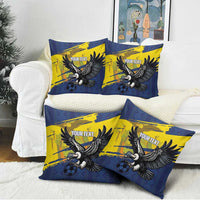 Ecuador Football Custom Pillow Cover 2026 Vamos La Tri Blue South America Pattern - Wonder Print Shop