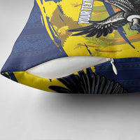 Ecuador Football Custom Pillow Cover 2026 Vamos La Tri Blue South America Pattern - Wonder Print Shop