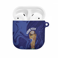 Paraguay Football Custom AirPods Case 2026 La Albirroja Marble Pattern - Wonder Print Shop
