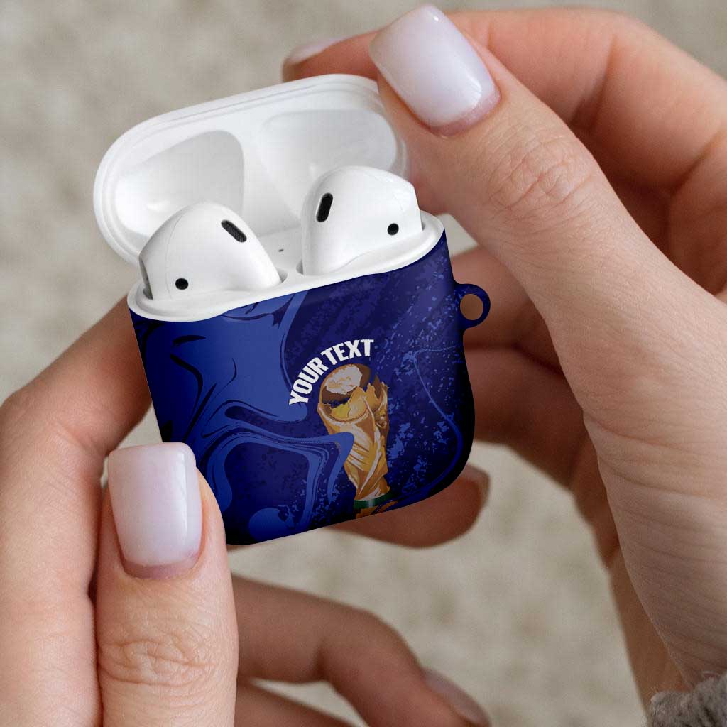 Paraguay Football Custom AirPods Case 2026 La Albirroja Marble Pattern - Wonder Print Shop