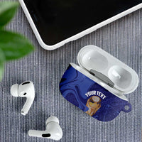 Paraguay Football Custom AirPods Case 2026 La Albirroja Marble Pattern - Wonder Print Shop