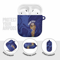 Paraguay Football Custom AirPods Case 2026 La Albirroja Marble Pattern - Wonder Print Shop