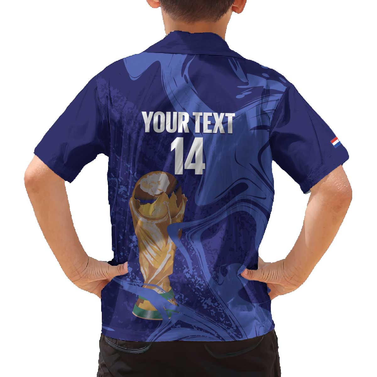 Paraguay Football Custom Family Matching Off The Shoulder Long Sleeve Dress and Hawaiian Shirt 2026 La Albirroja Marble Pattern - Wonder Print Shop