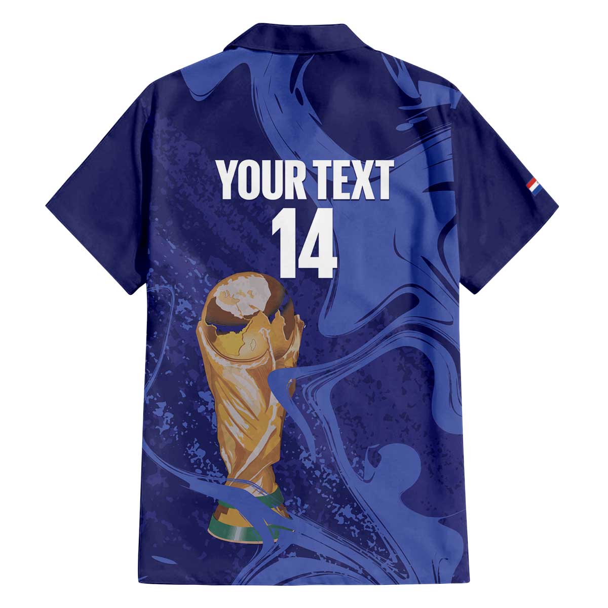 Paraguay Football Custom Family Matching Off The Shoulder Long Sleeve Dress and Hawaiian Shirt 2026 La Albirroja Marble Pattern - Wonder Print Shop