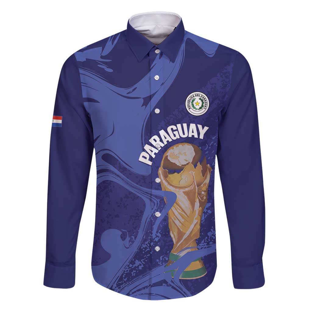 Paraguay Football Custom Family Matching Puletasi and Hawaiian Shirt 2026 La Albirroja Marble Pattern - Wonder Print Shop