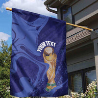 Paraguay Football Custom Garden Flag 2026 La Albirroja Marble Pattern - Wonder Print Shop