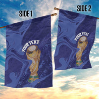 Paraguay Football Custom Garden Flag 2026 La Albirroja Marble Pattern - Wonder Print Shop