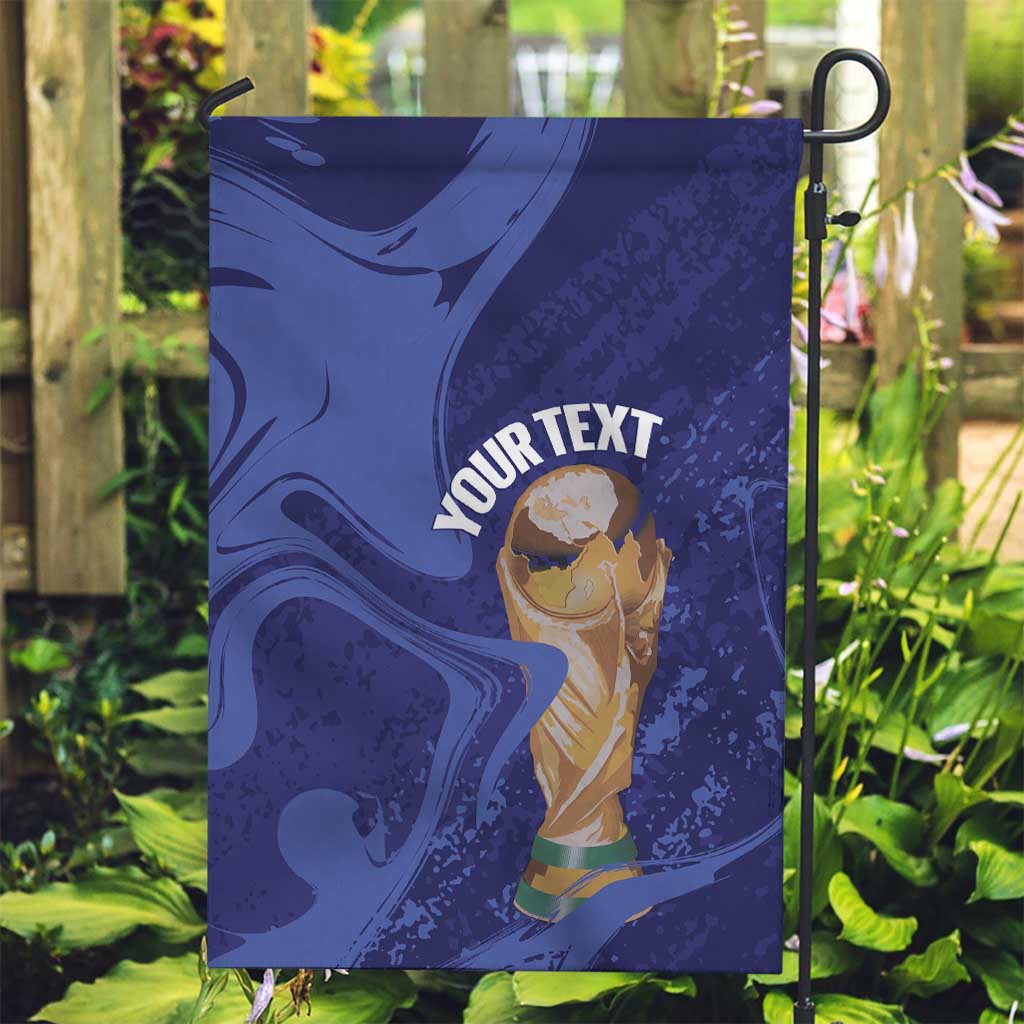 Paraguay Football Custom Garden Flag 2026 La Albirroja Marble Pattern - Wonder Print Shop