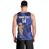 Paraguay Football Custom Men Tank Top 2026 La Albirroja Marble Pattern - Wonder Print Shop