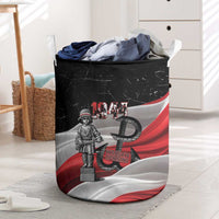 Little Insurrectionist Warsaw Uprising Poland Laundry Basket Honoring 1944 Child Soldiers