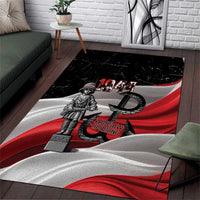 Little Insurrectionist Warsaw Uprising Poland Area Rug Honoring 1944 Child Soldiers