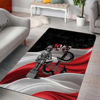 Little Insurrectionist Warsaw Uprising Poland Area Rug Honoring 1944 Child Soldiers