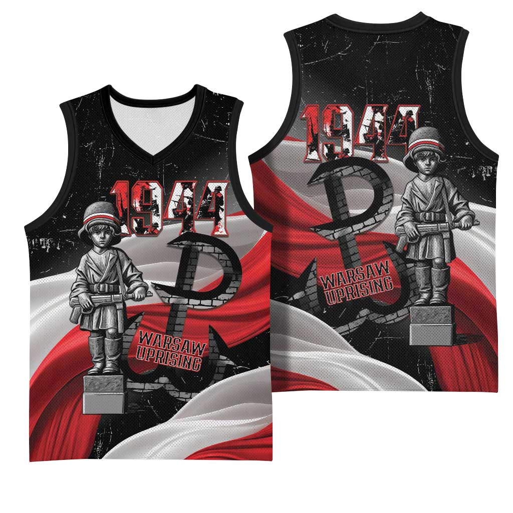 Little Insurrectionist Warsaw Uprising Poland Basketball Jersey Honoring 1944 Child Soldiers