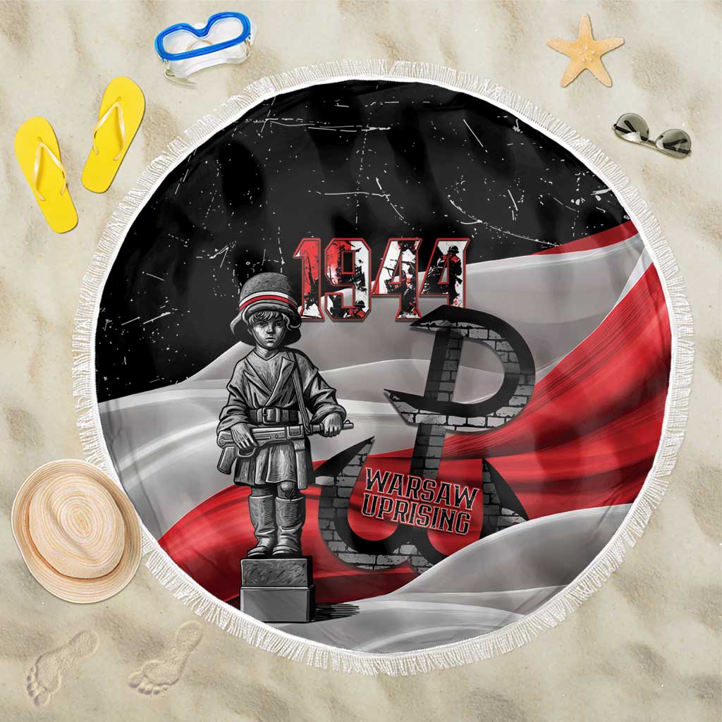 Little Insurrectionist Warsaw Uprising Poland Beach Blanket Honoring 1944 Child Soldiers