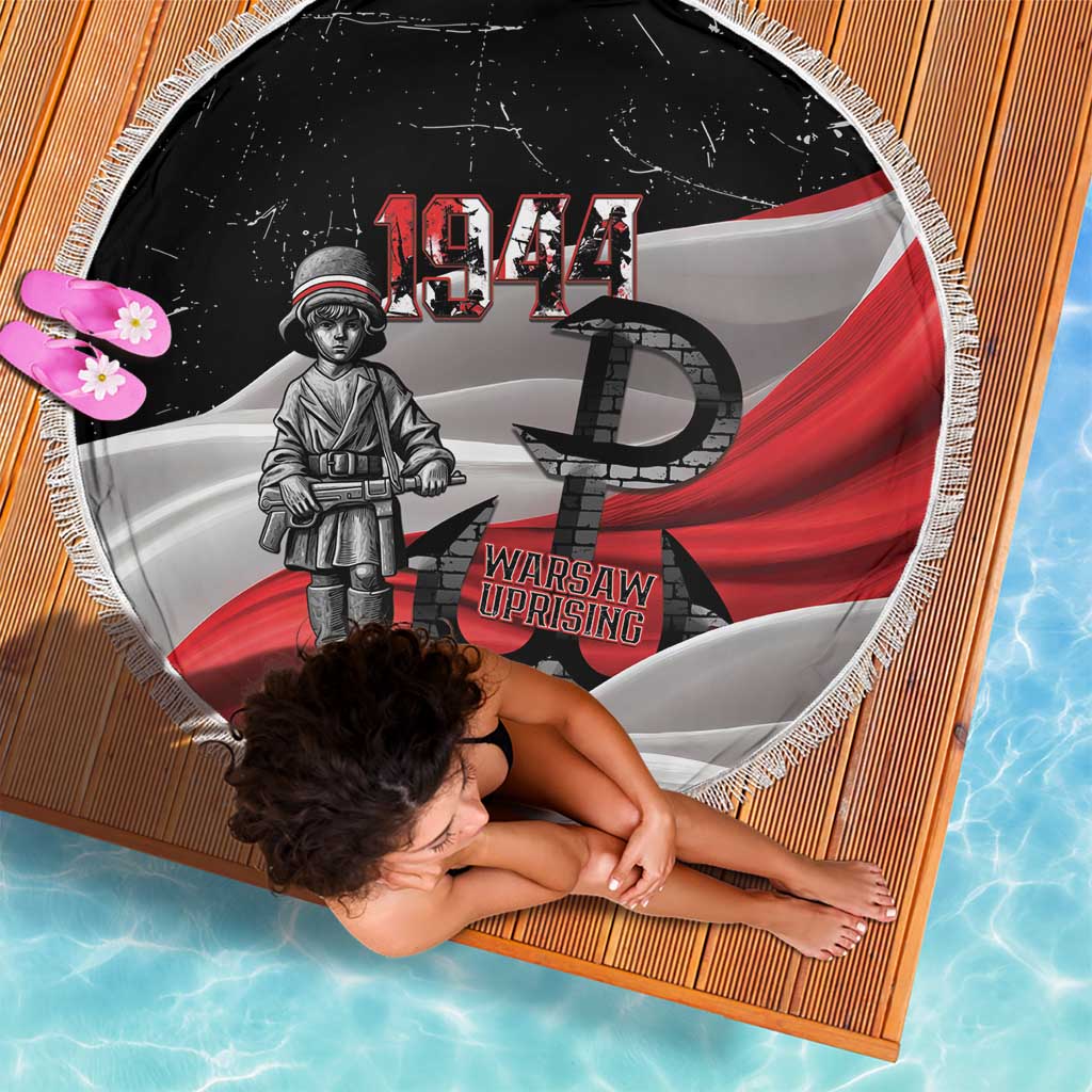 Little Insurrectionist Warsaw Uprising Poland Beach Blanket Honoring 1944 Child Soldiers