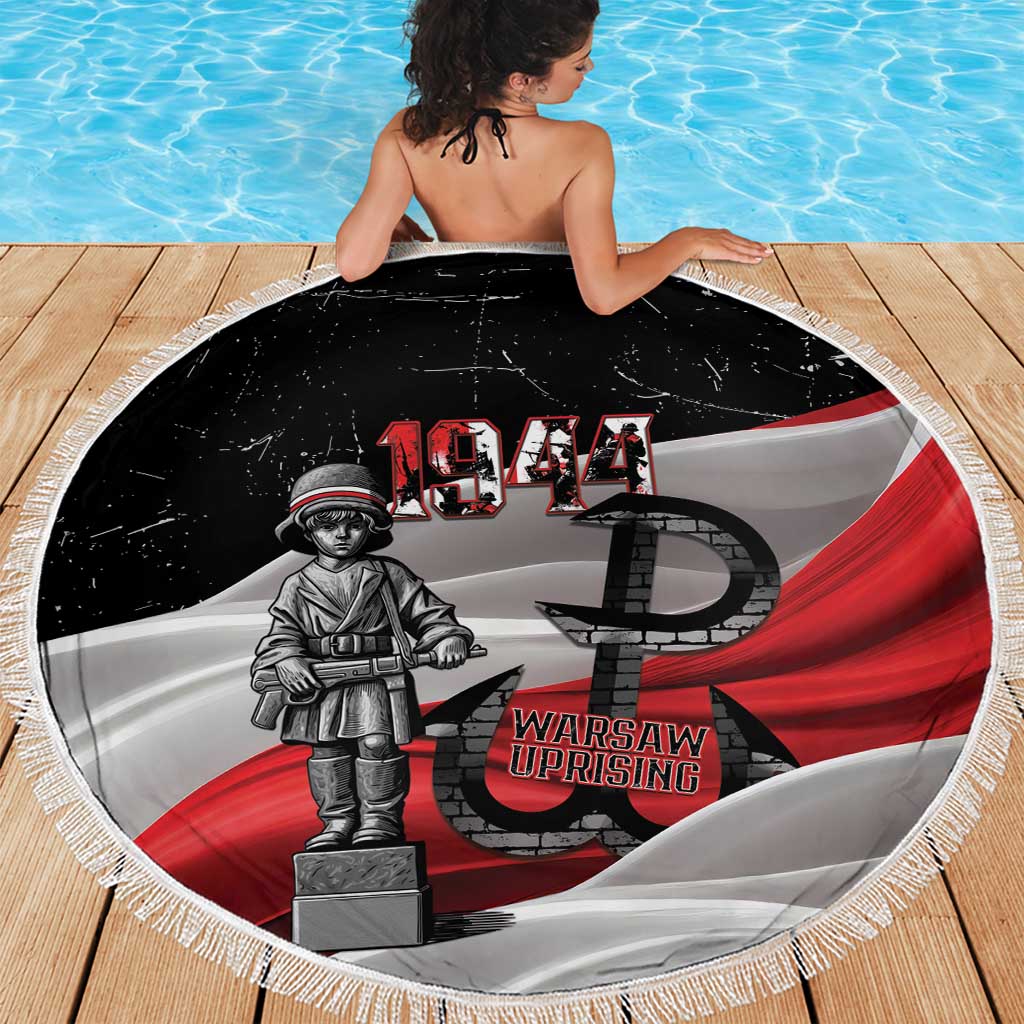 Little Insurrectionist Warsaw Uprising Poland Beach Blanket Honoring 1944 Child Soldiers