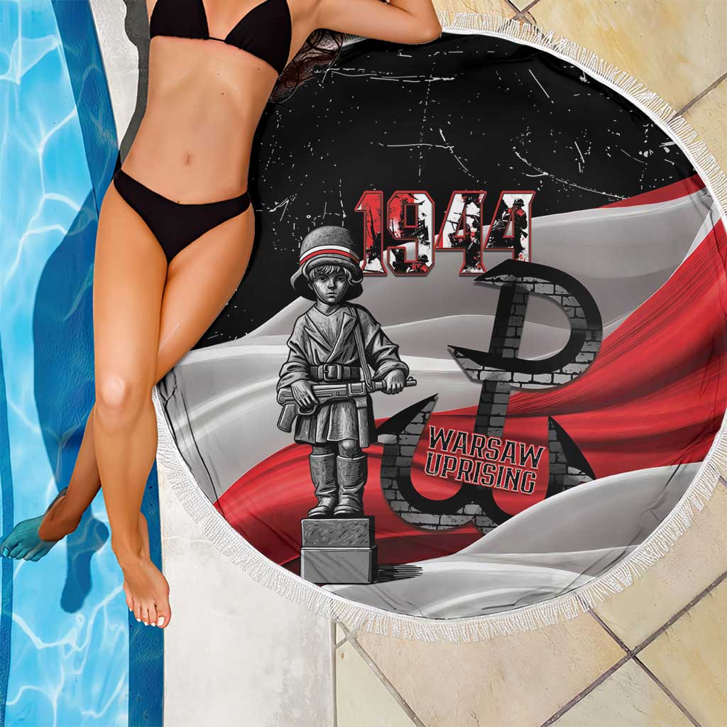 Little Insurrectionist Warsaw Uprising Poland Beach Blanket Honoring 1944 Child Soldiers