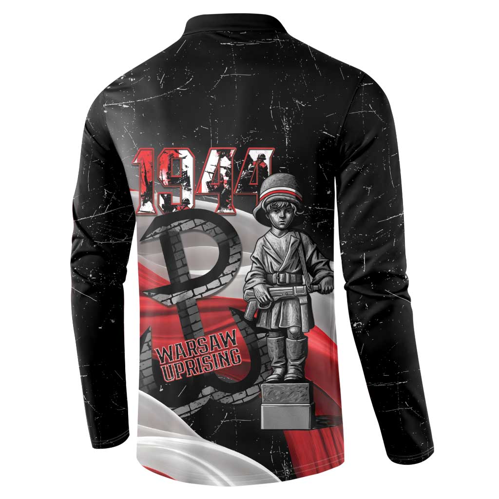 Little Insurrectionist Warsaw Uprising Poland Button Sweatshirt Honoring 1944 Child Soldiers