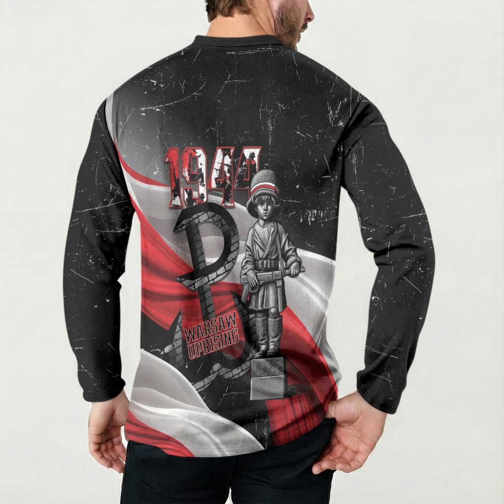 Little Insurrectionist Warsaw Uprising Poland Button Sweatshirt Honoring 1944 Child Soldiers