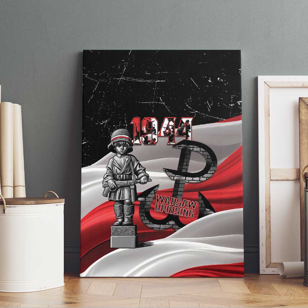 Little Insurrectionist Warsaw Uprising Poland Canvas Wall Art Honoring 1944 Child Soldiers