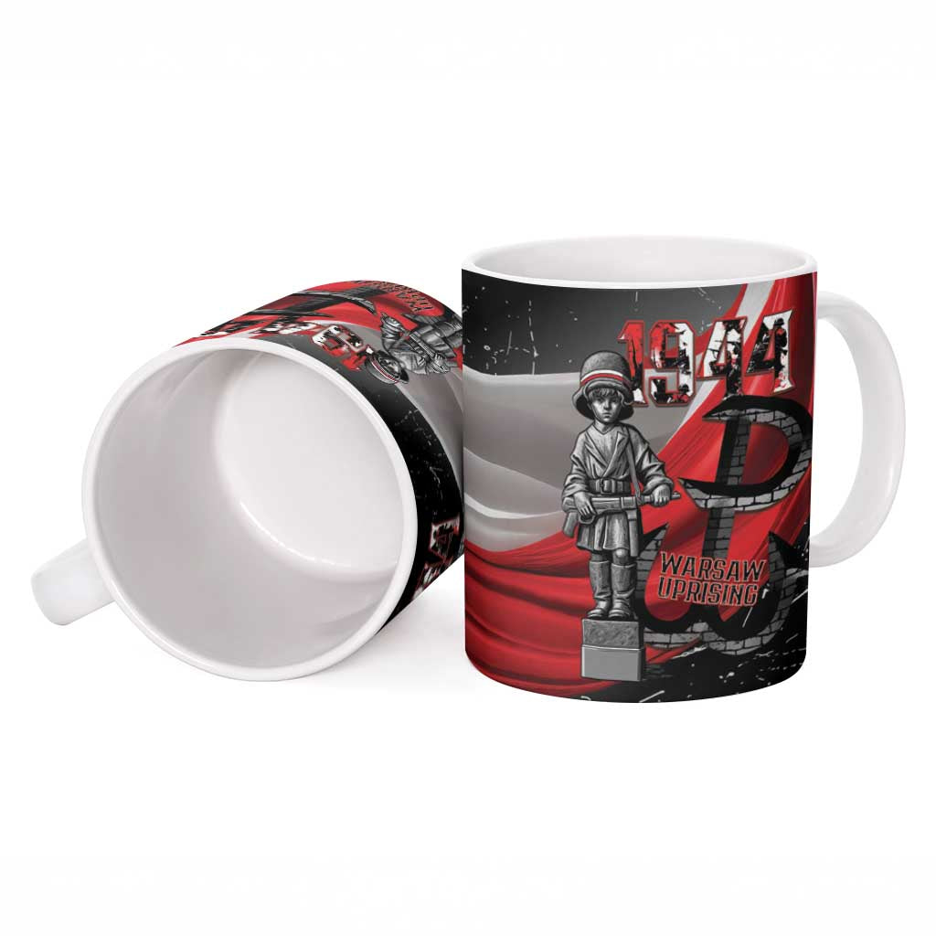 Little Insurrectionist Warsaw Uprising Poland Ceramic Mug Honoring 1944 Child Soldiers