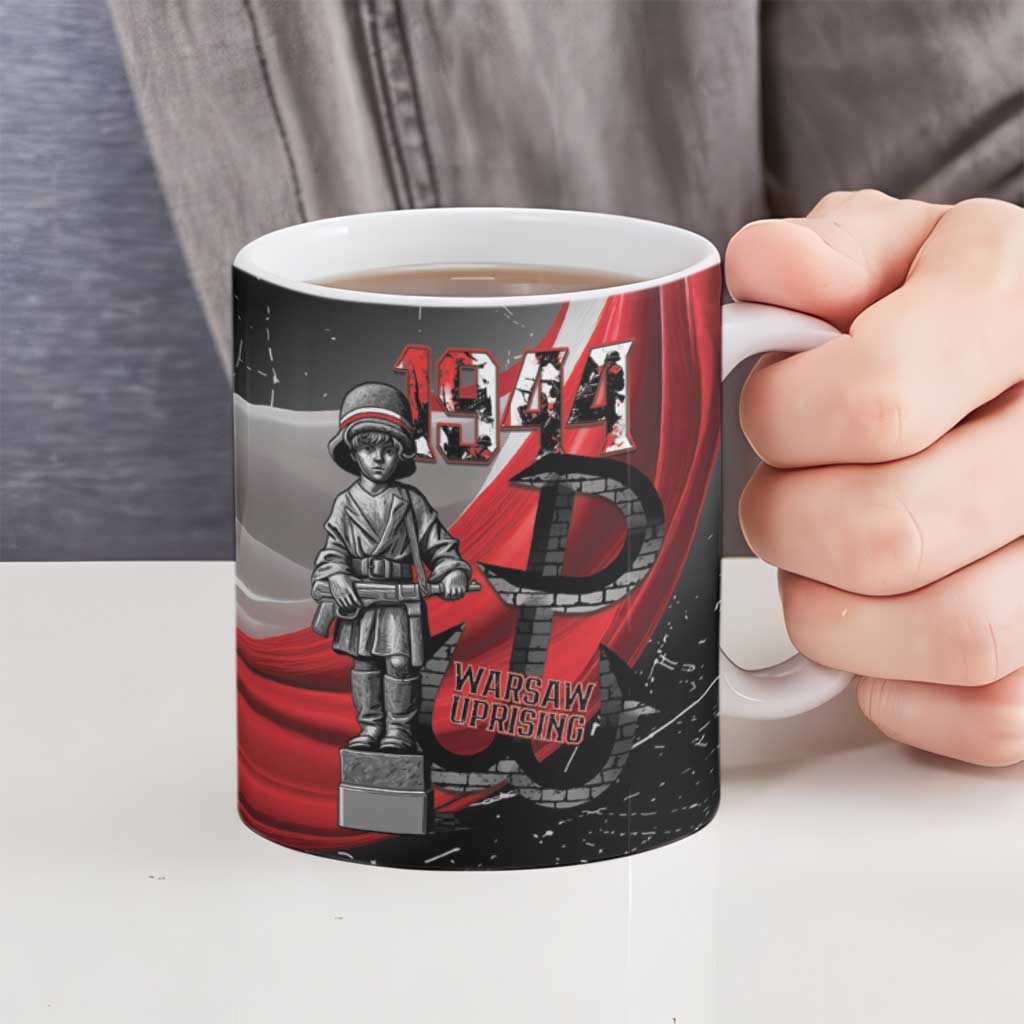 Little Insurrectionist Warsaw Uprising Poland Ceramic Mug Honoring 1944 Child Soldiers