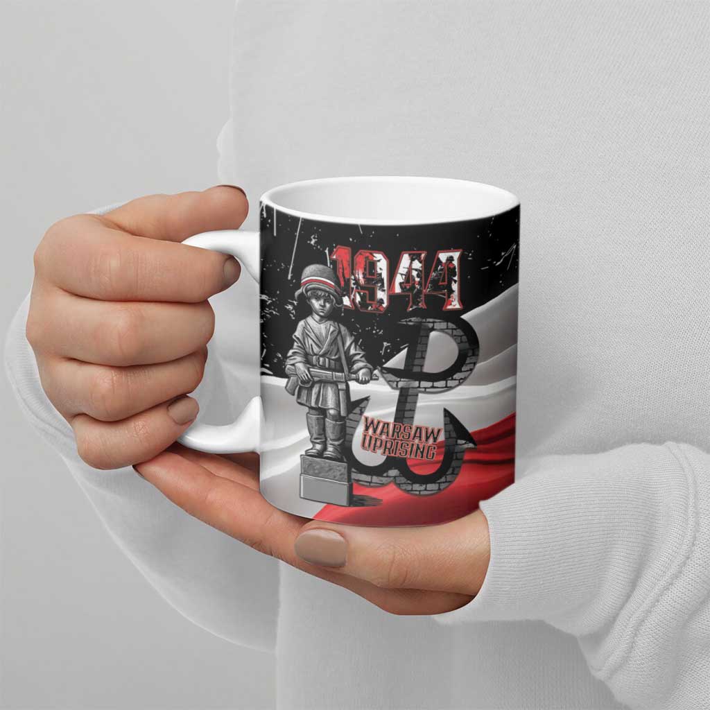 Little Insurrectionist Warsaw Uprising Poland Ceramic Mug Honoring 1944 Child Soldiers