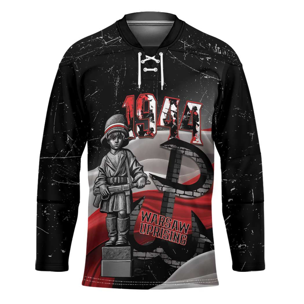 Little Insurrectionist Warsaw Uprising Poland Hockey Jersey Honoring 1944 Child Soldiers