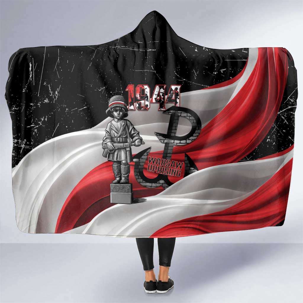 Little Insurrectionist Warsaw Uprising Poland Hooded Blanket Honoring 1944 Child Soldiers