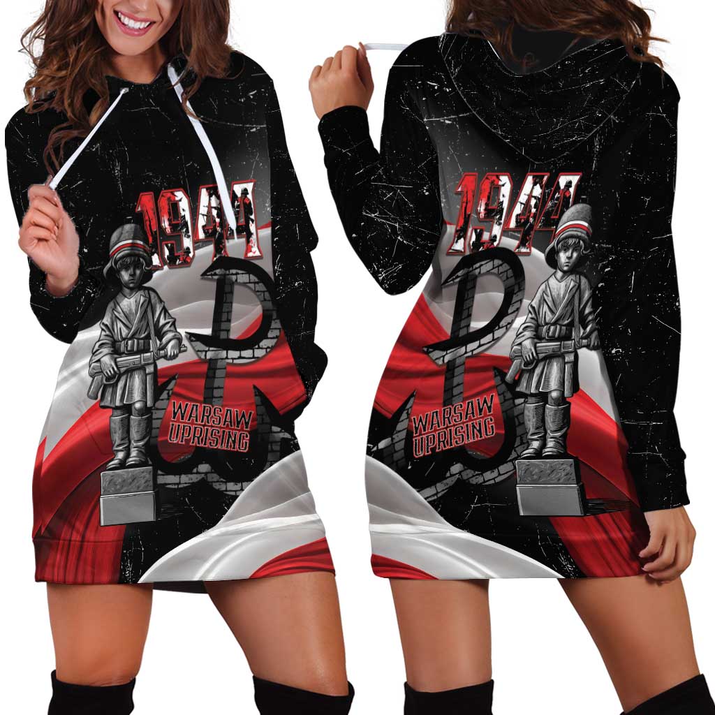 Little Insurrectionist Warsaw Uprising Poland Hoodie Dress Honoring 1944 Child Soldiers