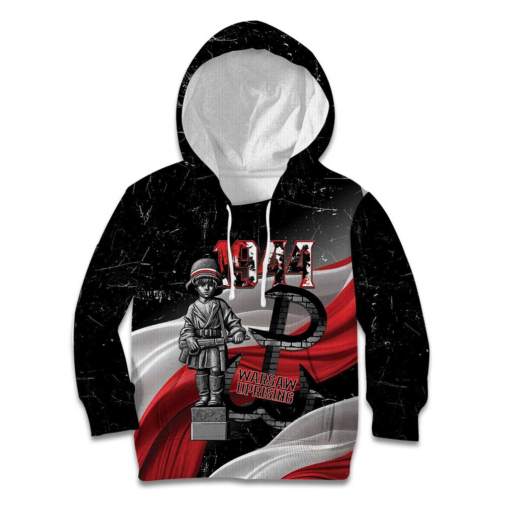 Little Insurrectionist Warsaw Uprising Poland Kid Hoodie Honoring 1944 Child Soldiers